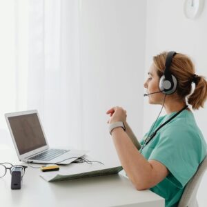 Physician on Telemedicine Call